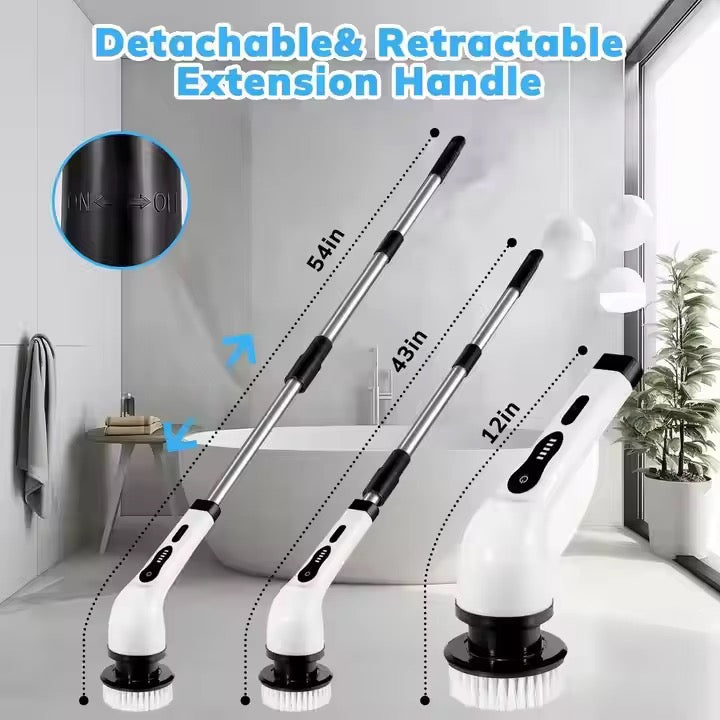 9-in-1 cordless Electric Spin Scrubber