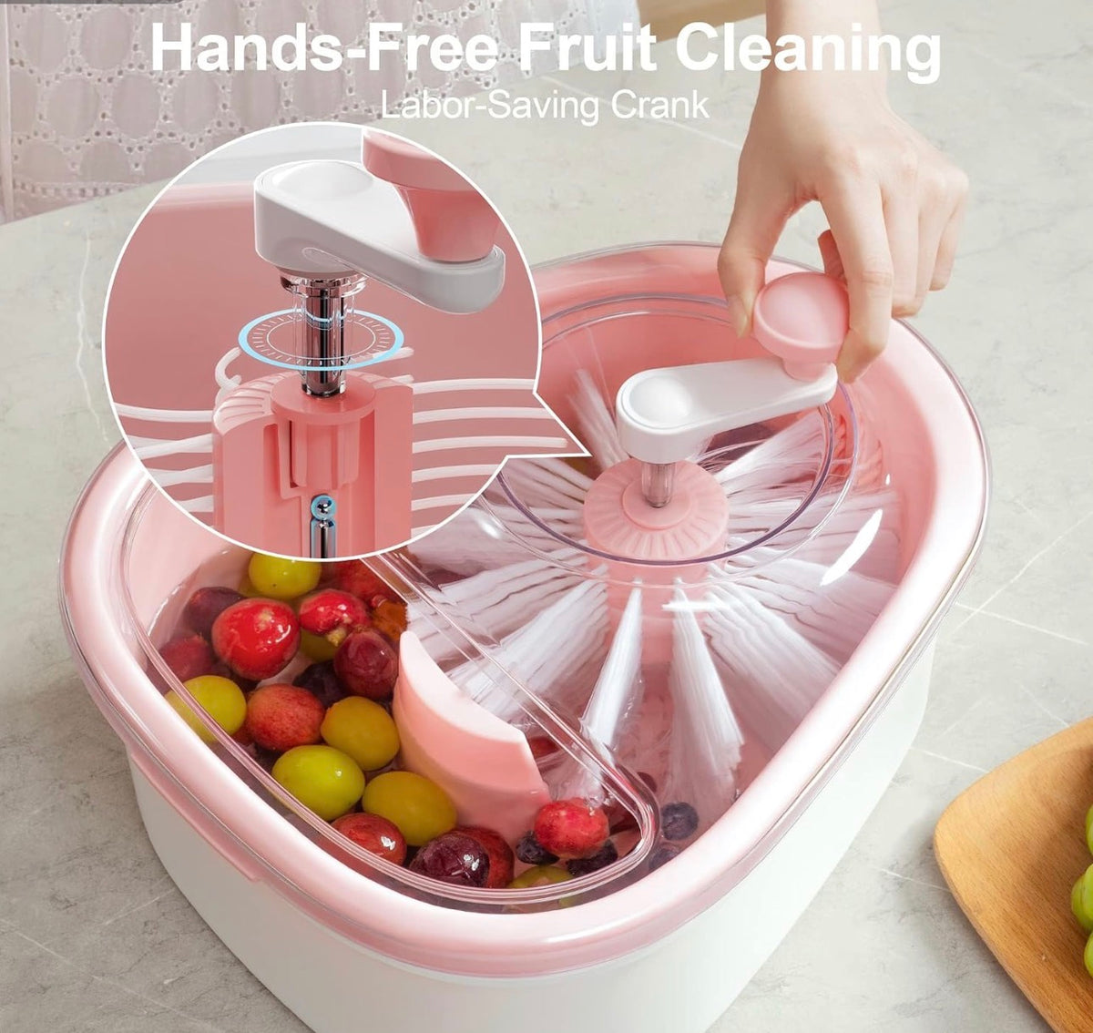 Fruit Washer, Fruit Cleaner Spinner