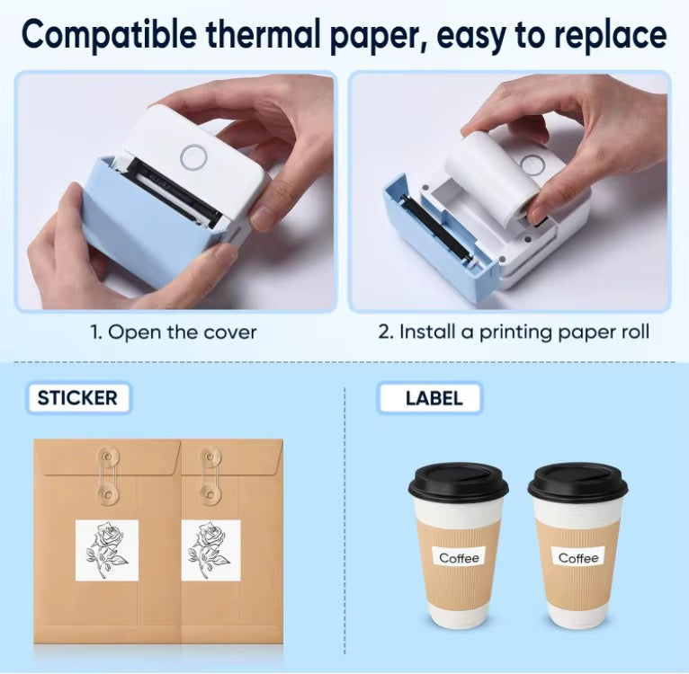 Mini Portable Thermal Printer